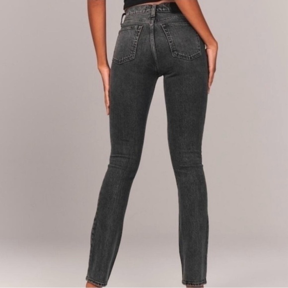Abercrombie & Fitch The 90's Skinny High Rise Jeans. Size 29 / 8 LONG - Picture 4 of 14
